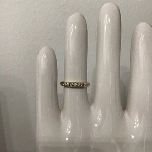 Ring 14K and Diamonds Size 5 Ring